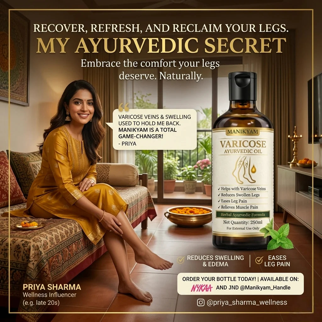 VARICOSE VEINS PAIN RELIEF OIL - Ayurveda Oil Relief 60 Days Challenge
